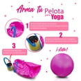 thumbnail image 3 of Pelota de Yoga, Pilates IDEA NUOVA  Rosa 65 cm, 3 of 7