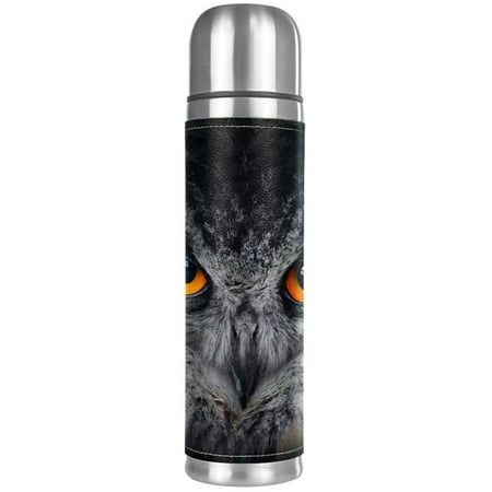 

Owl Eyes Pattern Premium Insulated Water Bottle - Water Mug with Food-Grade PP Vacuum Insulated Leak-proof BPA-Free