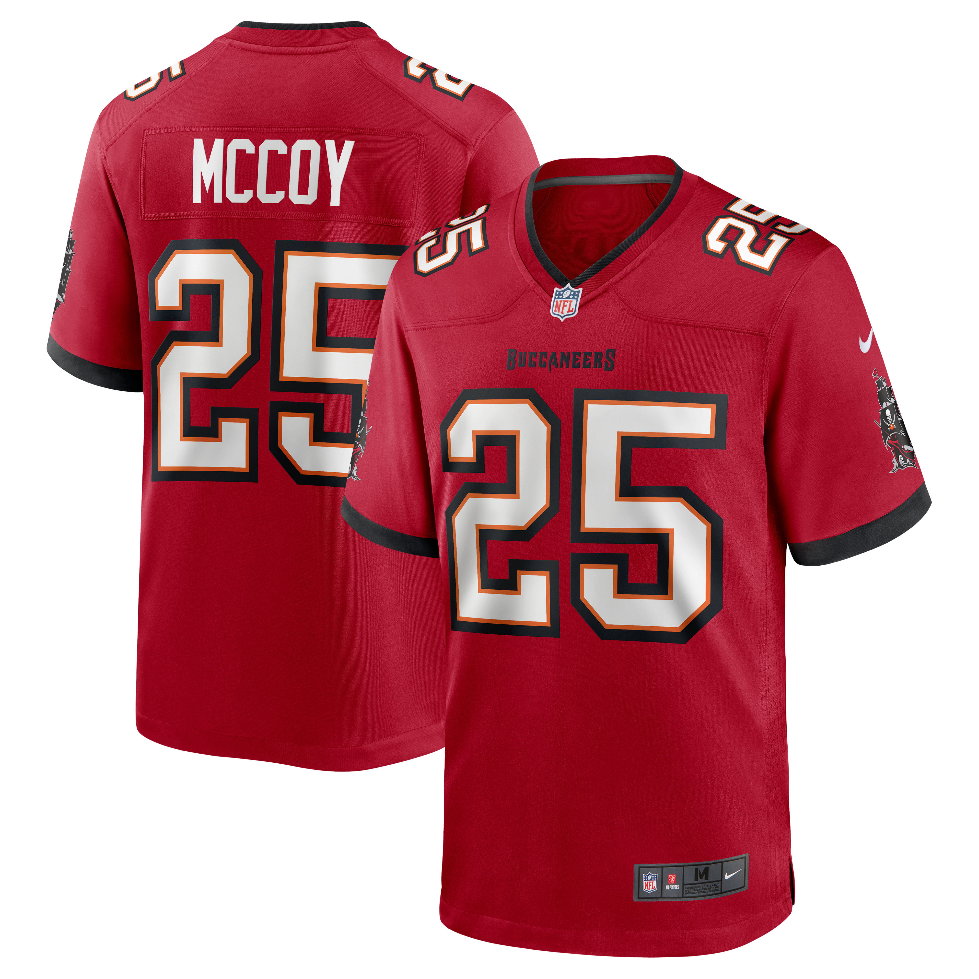 LeSean McCoy Tampa Bay Buccaneers Nike Team Game Jersey - Red - Walmart.com