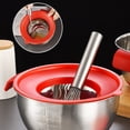 thumbnail image 4 of Raindrops Kitchen Utensil Egg Beater Anti Cover Whisks Red Plastic Baking Accessory 1Pcs, 4 of 8