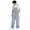 Ice Blue Ripped, variant on Men's Black Denim Bib Overalls, Loose Fit Workwear Overalls, Adjustable Straps, Multi-Pocket, Standard Sizes 30-40 & Plus Sizes 1XL-6XL for Big & Tall Men