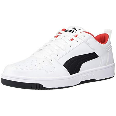 PUMA Rebound LayUp Lo SL Men's White/Black Sneaker Sz 11.5, #36986601