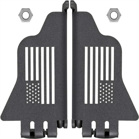 For Jeep Wrangler JK,JKU,JL,JLU 2007-2020 Metal Front Door Foot Pegs Rest Pedal
