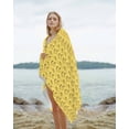 thumbnail image 2 of Yellow Tacos Beach Towels Oversized Super Absorbent, Cheese Vegetables Cartoon Food Lightweight Bath Towel Quick Dry Sets For Bathroom/Pool/Rv Camping/Beach Play/Gym Room/Picnic 31"x62", 2 of 8