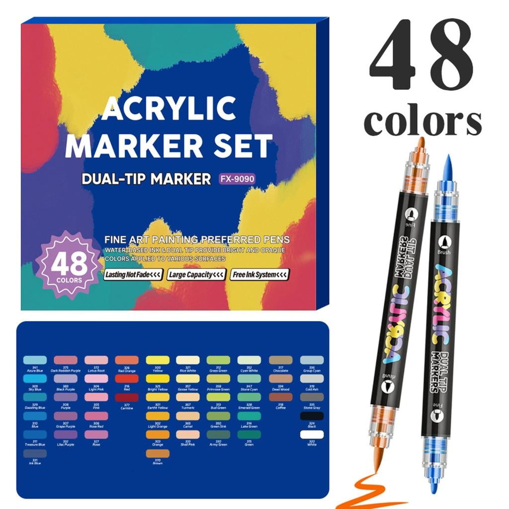 Giaone Double Sided Watercolor Markers Flexible Brush Pens Art Markers Paint Markers