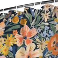thumbnail image 3 of Pioneer Flower Floral Print Pattern Shower Curtain 36"x72" ,Bathroom Decorative Shower Curtains Set with 12 Hooks,Modern Waterproof Washable Shower Curtain, 3 of 6