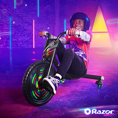 Razor RipRider 360 Lightshow – Trike with Rear Casters and with