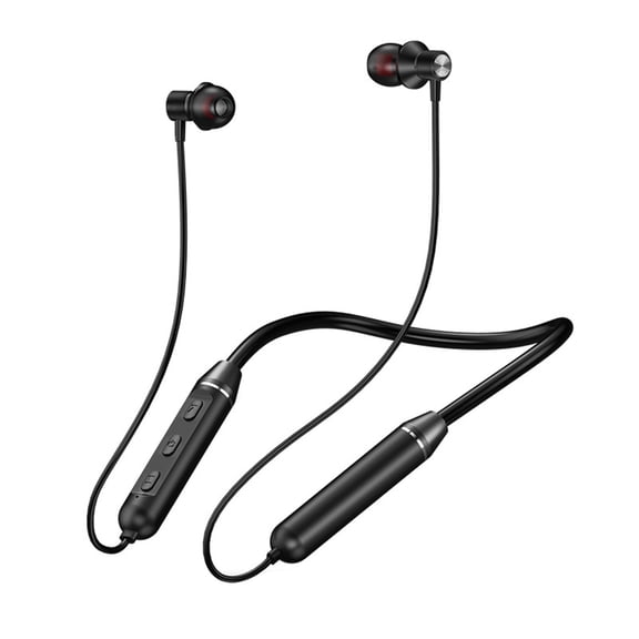 Electronic Item Clearance Deal! Kyusrd Bluetooth 5.0 Sport Headphones,Sports Wireless High Power Bluetooth Earphones Neck Mounted Earphones,Stereo Earbuds Earphone Headset For Work Travel