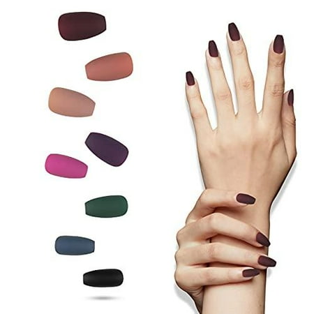 8 Packs (192 Pcs) Short Acrylic Matte Press on Nails Coffin Medium Length, Ballerina Professional Nail Art Tips Sets, False Nails Supplies Solid Color Fake Nails with Adhesive Tabs Nail Fi | Walmart Canada 8 Packs (192 Pcs) Short Acrylic Matte Press on Nails Coffin Medium Length, Ballerina Professional Nail Art Tips Sets, False Nails Supplies Solid Color Fake Nails with Adhesive Tabs Nail Fi | Walmart Canada