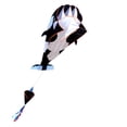 thumbnail image 1 of Delfín Cometa Suave Tela Nailon Cuerda Cometa Animada Pesca Cometa Inflable Juguete Al Aire Libre Pulpo Voladora 120 * 215 Cm ballena Asesina Blanca Y Negra JShteea, 1 of 9