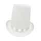 thumbnail image 2 of Sombrero de copa, cómodo y creativo, accesorio de disfraz para espectáculos de rol. Blanco, 2 of 6