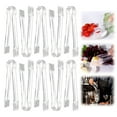 thumbnail image 6 of 1Pcs Plastic Serving Tongs, 6.3 Inches Disposable Clear Plastic Tongs, Small Serving Tongs,Kitchen Mini Tongs,Small Serving Utensil Tongs For Party Food Buffet Appetizer Salad Catering Ice,(1PCS), 6 of 8