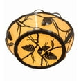 thumbnail image 5 of Meyda Tiffany 114752 Pinecone 2 Light 16" Wide Semi-Flush Ceiling Fixture - Bronze, 5 of 7