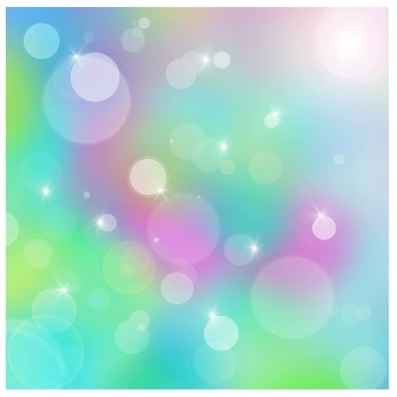 Printed Adhesive Vinyl Unicorn Bokeh (K) Pattern Permanent Adhesive