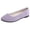 Purple, variant on Modisza Flat Shoes for Women Slip on Dressy Ballet Shoe Round Toe Comfortable Walking Business Loafers Suede Work Slides Brown Size 7.5