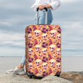 thumbnail image 7 of Fuzoiu Skull rock record Print Suitcase Cover,Washable Luggage Covers for Suitcase,Elastic Luggage Protector Cover,Scratch Resistant Travel Suitcase Covers-X-Large, 7 of 7