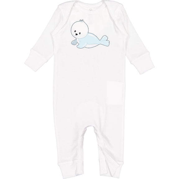 Inktastic Baby Seal Baby Romper Coveralls