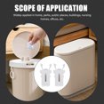 thumbnail image 5 of 30 Set Trash Can Buckle Car Garbage Can Buckle for Trash Bucket User Friendly Self-locking Waste Bin Latch, 5 of 6