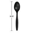 thumbnail image 2 of Touch of Color Black Heavy Duty Plastic Spoons 24 Per Pack, 2 of 2