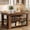 Dark Brown, variant on 55 Inch Farmhouse Kitchen Island With 3 Tier Storage Spacious Worktop Stationary Wood Table Coffee Bar Serving Station For Home Kitchen Dining Room (Black & Brown)