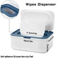 thumbnail image 5 of Baby Wipes Dispenser - Refillable Wipe Container with Lids and Sealing Design for Bathroom Storage, Slow Down The Evaporation Of Moisture Non-Slip, One-Handed Operation, Flushable Case Box, 5 of 6