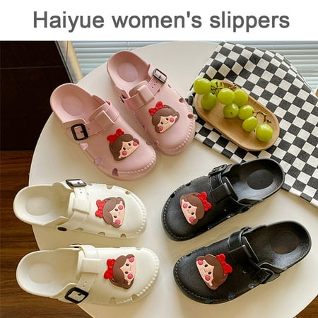 

Beach Sandals Non-slip Shower Bathroom Slippers Soft Summer Slide Sandals