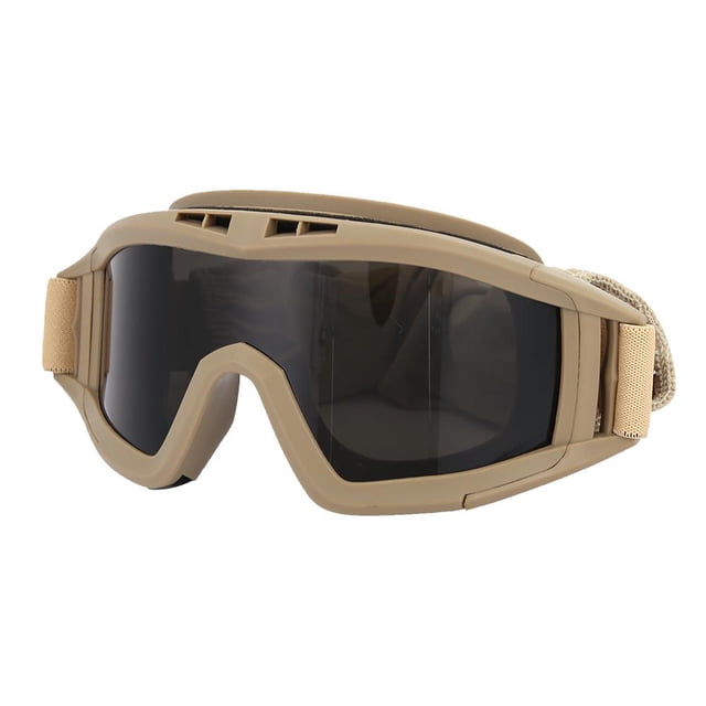 Gafas De Protección Para Los Ojos, Estándar Militar Lente De Fibra De Policarbonato Duradera Hebillas Ajustables Gafas De Prevención De Polvo Para Senderismo Ccdes Otros