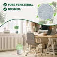 thumbnail image 2 of GPED 100 Count 4-6 Gallon Small Trash Bags, Biodegradable Extra Strong Unscented Garbage Bags, Expanded Size for Bathroom Bedroom Office Kitchen, Green, 2 of 7
