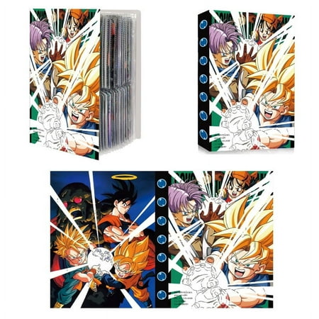 240pcs Card Album Book Naruto Dragon Ball Goku Vegeta ONE PIECE Luffy Zoro Map Letter Holder Binder Card Notebook Collection Toy