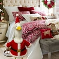 thumbnail image 3 of Cheapark 23 Inch Porch Goose Christmas Outfit - Hat & Clothes for Goose Statues, Patio & Garden Home Holiday Decor, 3 of 7