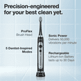 thumbnail image 2 of AquaSonic Precision Rechargeable Electric Toothbrush, 5 Modes, 4 Brush Heads, Travel Case, Black, 2 of 10