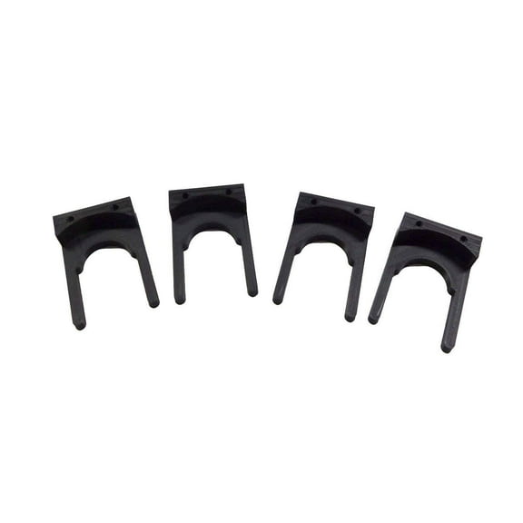 Wine Glass Holders Mounts Under Cabinet or Shelf Set of 4