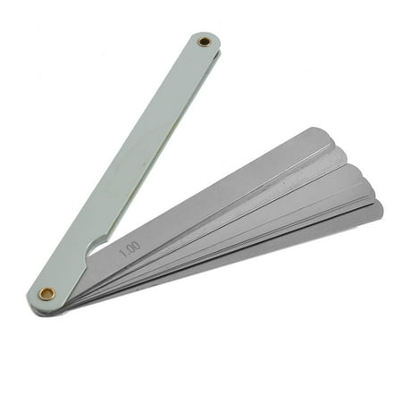 Unique Bargains Unique Bargains Metric 17 0.02-1.0mm Gap Measure Feeler Gauge Tool 6"