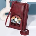thumbnail image 6 of OIDERY Women's Clutch Purse Lightweight Women's Shoulder Bag Stylized Sunset Retro Design Cartoon Penguin Christmas Holiday Present for Valentine's Day Birthday Gifts, 6 of 12