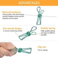 thumbnail image 3 of Small Metal Colored Paper Binder Clips, 20 Pack Assorted Colours Metal Foldback Clips For Food Packages, Mini Picture Clips For Home And Office Supplies, 3 of 7