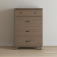 thumbnail image 4 of Child Craft Soho 42" Interlocking 4-Drawer Chest for Nursery or Bedroom, Tip-Resistant, Modern Style, Dusty Heather, 4 of 8
