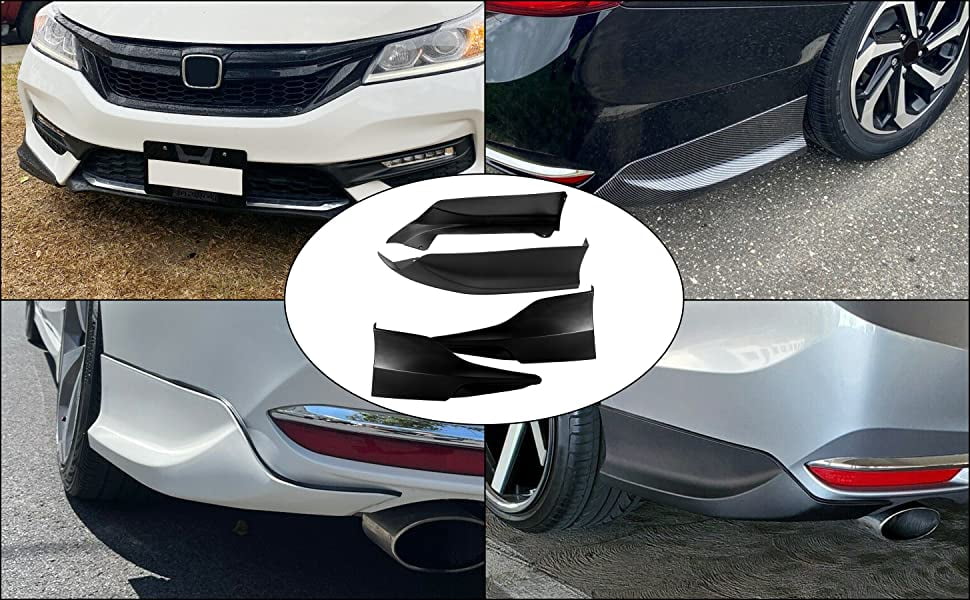 Buy ECOTRIC Front & Rear Bumper Spoiler Lip Splitter Underbody