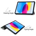 thumbnail image 4 of Tarise Case for iPad 10th Generation 10.9 inch 2022 Slim Thin Lightweight Stand Tri-fold Smart Cover with Auto Wake/Sleep PU Leather Hard PC Back Shockproof Case for iPad 10th Gen, Graffiti Doodle, 4 of 9