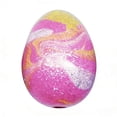 thumbnail image 2 of NeeDo Mellow Marble Easter Eggs Stress Balls - Pack of 3, 2.5" Glitter Easter Basket Stuffers, Squeeze Sensory Toys, Soft Slow Rising Easter Egg Shape Stress Toys, 2 of 8