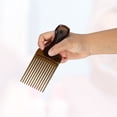 thumbnail image 5 of Unique Bargains 1 Pc Women Durable Hair Insert Comb for Curly Thick Wavy Straight Hair Brown ABS, 5 of 6