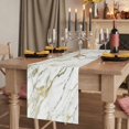 thumbnail image 2 of Table Runners 90 Inches Long Dress Scarves, Golden Marble Farmhouse Coffee/Dining/Kitchen Table Runner for Living Room, Vintage Abstract Modern Art 13x90 Inch, 2 of 9