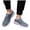 Grey, variant on Men's Backless Mesh Walking Mules Comfortable Slip On Walking Clogs Breathable Slippers with Arch Support