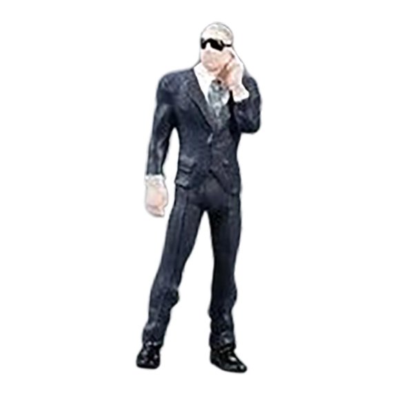 Resin 1:64 People Figurines Car Model Scene Layout Miniature Scenes Model Ornament , Headset