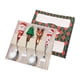 thumbnail image 3 of Juego de cucharas y tenedores navideños perfecl Acero inoxidable Caja verde, 3 of 8