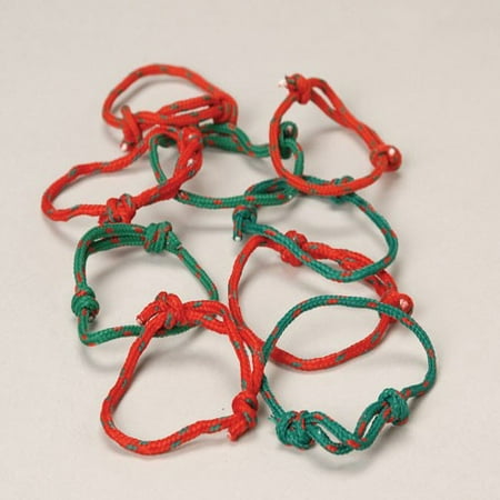 CHRISTMAS FRIENDSHIP BRACELETS-48 PIECES, SOLD BY 20 PACKS