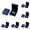 Silver 6PCS, variant on Finger Pressure Tinnitus Earrings Ear Care Earrings Ear Discomfort Tinnitus Ear Back Massage Earrings, 1.18x1.18 inch, Silver 1PCS