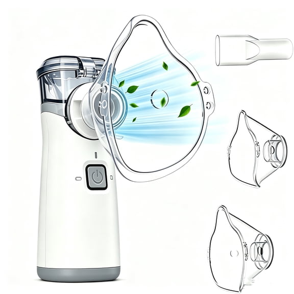Portable Handheld inhaler – 5 Micron Ultra-Fine Mist, USB/Battery Powered, Auto-Clean, Quiet Personal Humidifier for Home, Office & Travel