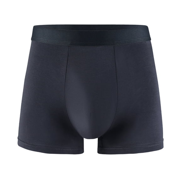 Domuza Underwear for Men Boxer Briefs Trunks Corner Soft Low-rise Underpant Gray 3XL