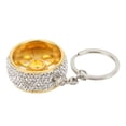 thumbnail image 2 of Rhinestone Keyfob, Universal Bling Car Keychain Fashionable  For Car Key Decorations For Women White, 2 of 8