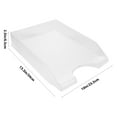 thumbnail image 2 of File Rack Chic Office Decor Upright Organizer for Desk Desktop Bookshelf Folder Paper Plates, 2 of 8